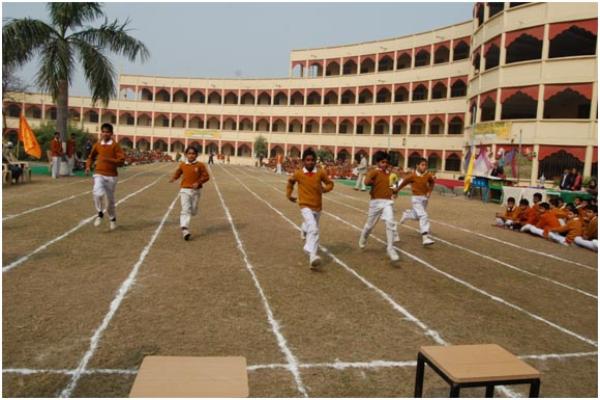 The students participated in 100 meters Race 
